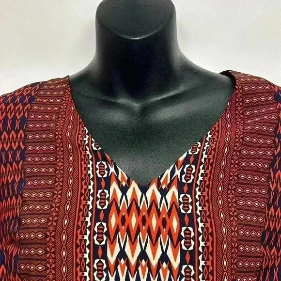 Guys are blue size extra small print dress - Picture 2 of 6